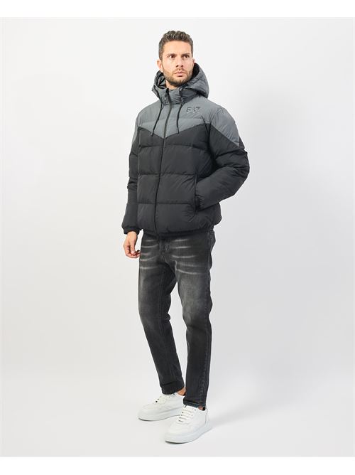 Bomber uomo EA7 oversize a blocchi di colore EMPORIO ARMANI EA7 | 6DPB30-PNDOZ1200